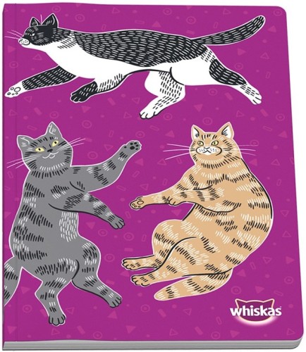 Whiskas Notatnik A5 65 kartek
