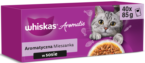 Whiskas Saszetka Aromatyczna Mieszanka 40x85g