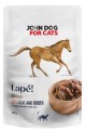 JohnDog ForCat Lape Pouch Adult Mix Smaków 10x100g