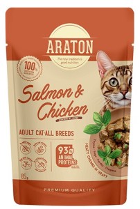 Araton Cat Adult Salmon Chicken 85g