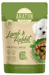 Araton Junior Lamb Rabbit 85g