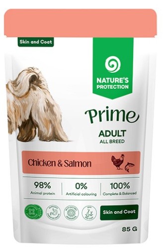 Natures Protection Prime Adult Chicken Salmon 85g