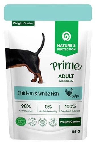Natures Protection Prime Adult Chicken White Fish 85g