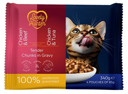 Lovely Hunter Cat Adult Set 4x85g