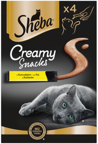 Sheba Creamy Snacks Kurczak 4x12g