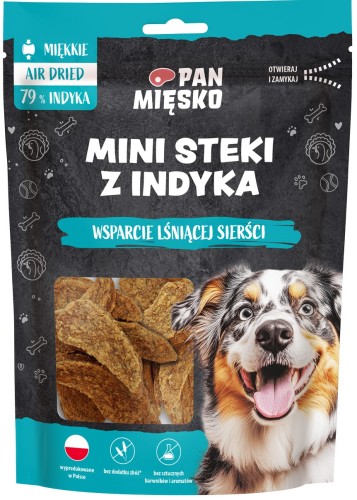 Pan Mięsko Mini Steki z Indyka 80g