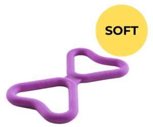 FIBOO Szarpak Fib Soft 25x15cm Fioletowy