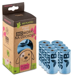 STARCHBAG Woreczki BIO 8x15szt błękit