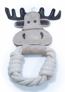 BUBA Zabawka Eco Łoś Skóra ze Sznurami