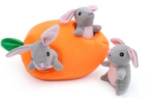 ZIPPY PAWS Norka Marchewka z zajączkami