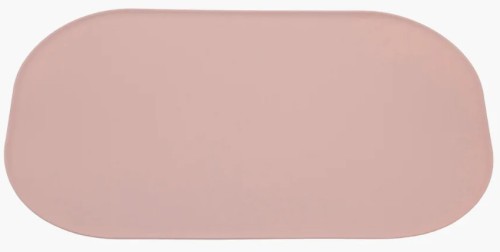 FIBOO Mata pod Miski 47x30cm Różowa