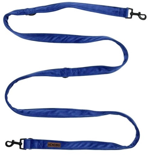 KENDOG Velvet Indygo Smycz 300cm 2,5cm