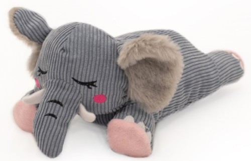 ZIPPY PAWS Snoozies Sztruks Słoń