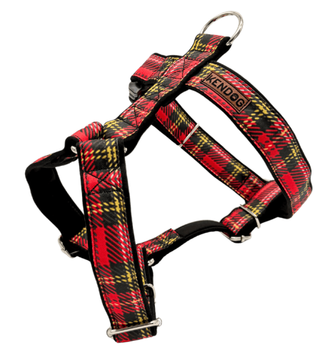 KENDOG Szkocka Krata Szelki Guard L 3cm 60-90cm