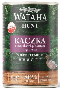 Wataha Hunt Adult Kaczka Marchewka Batat Gruszka 400g