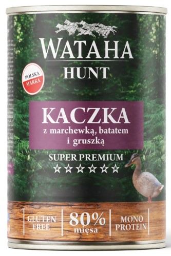 Wataha Hunt Adult Kaczka Marchewka Batat Gruszka 400g