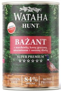 Wataha Hunt Adult Bażant Marchewka Kasza Gryczana 400g