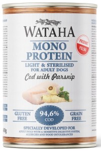 Wataha Mono Light Adult Dorsz Pasternak 400g
