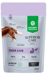 Natures Protection Superior Care Junior Rabbit Krill 85g