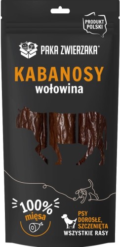 Paka Zwierzaka Kabanosy Wołowina 3szt