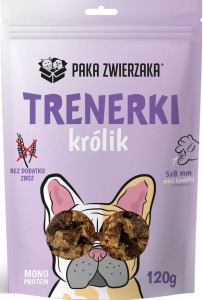 Paka Zwierzaka Trenerki Królik 120g