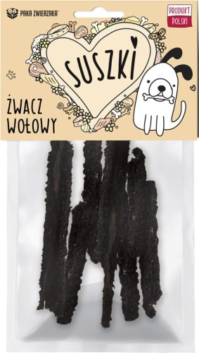 Paka Zwierzaka Suszki Żwacz Wołowy 100g