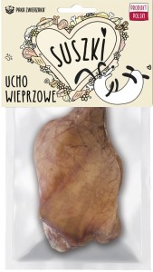 Paka Zwierzaka Suszki Ucho Wieprzowe 1szt