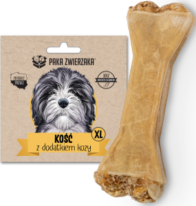 Paka Zwierzaka Kość z Dodatkiem Kozy XL