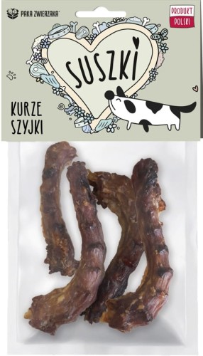 Paka Zwierzaka Suszki Szyjki Kurze 100g