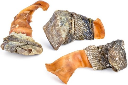 Petmex Ucho wieprzowe paski skóra dorsza 3szt 90g
