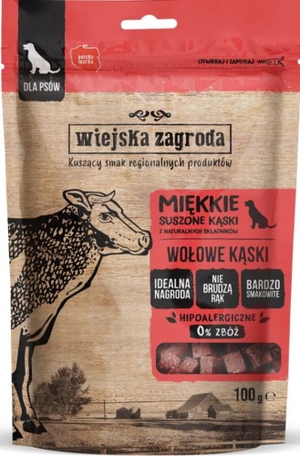 Wiejska Zagroda Przysmaki Miękki Wołowe Kąski 100g