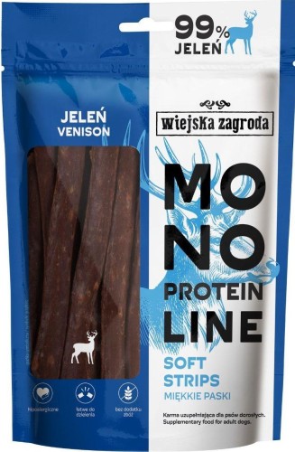 Wiejska Zagroda Przysmak Paski Mono Jeleń 100g