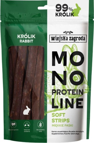 Wiejska Zagroda Przysmak Paski Mono Królik 100g