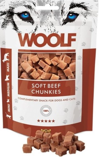 Woolf Chunkies Soft Beef 100g
