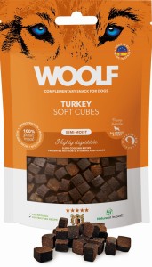 WOOLF Soft Cubes Monoprotein Turkey 100g