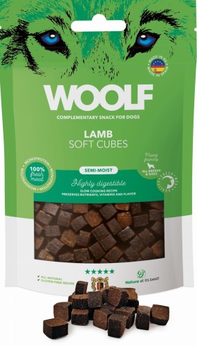 WOOLF Soft Cubes Monoprotein Lamb 100g