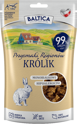 Baltica Przysmak Monobiałkowy Królik 80g