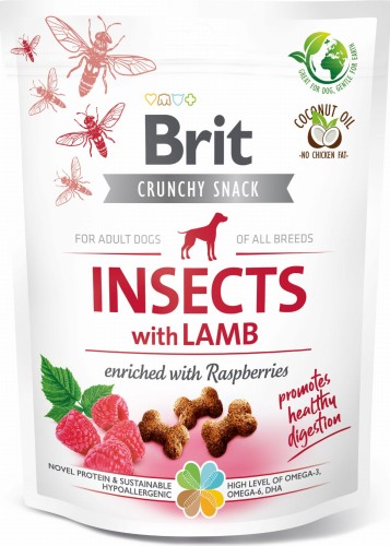 Brit Care Crunchy Cracker Insect Lamb 200g