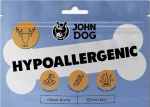 JohnDog Kość  HYPOALLERGENIC Skóra Jelenia 12cm