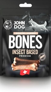 JohnDog SOFT Dental Kości Insekt 120g 2 szt
