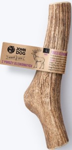 JOHNDOG Poroża jelenia hard L