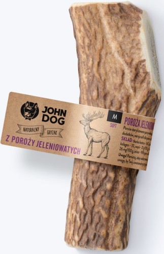 JOHNDOG Poroża jelenia soft M