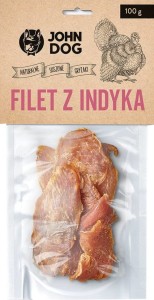 JohnDog Filet z indyka 100g 