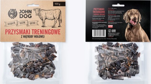 John Dog Treningówki z wątroby wołowej 100g