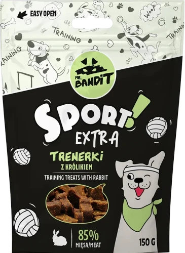 Mr. Bandit Sport Extra Trenerki z królikiem 150g