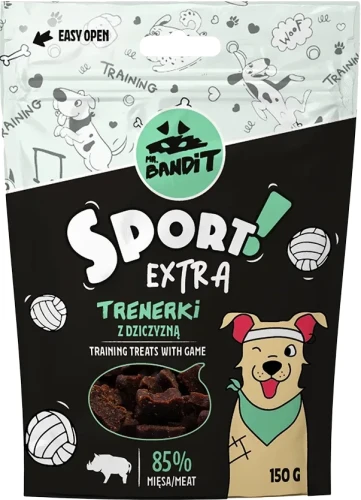 Mr. Bandit Sport Extra Trenerki z dziczyzną 150g
