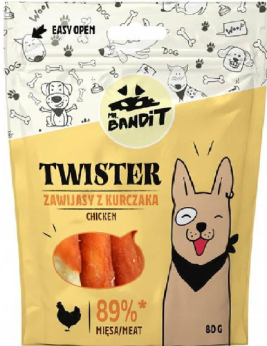 Mr. Bandit Twister Chicken Sticks 80g