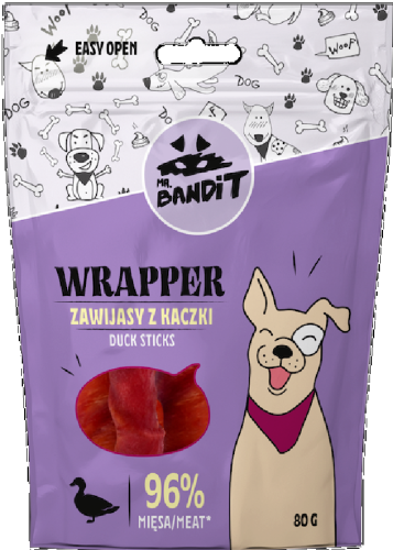 Mr. Bandit Wrapper Duck Sticks 80g