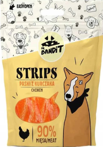 Mr. Bandit Strips Chicken Stripes 80g