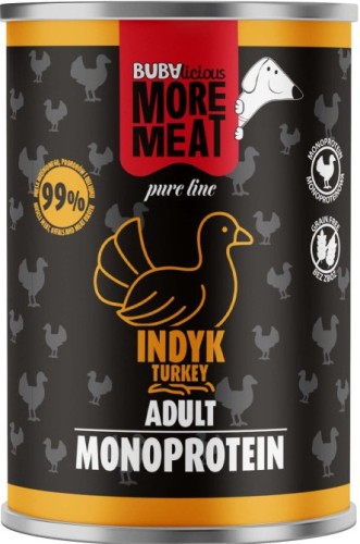 BUBA More Meat Mono Pure Indyk 400g